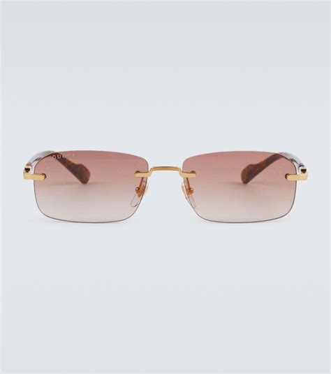 gucci rectangular sunglasses pink|Gucci rectangle sunglasses women.